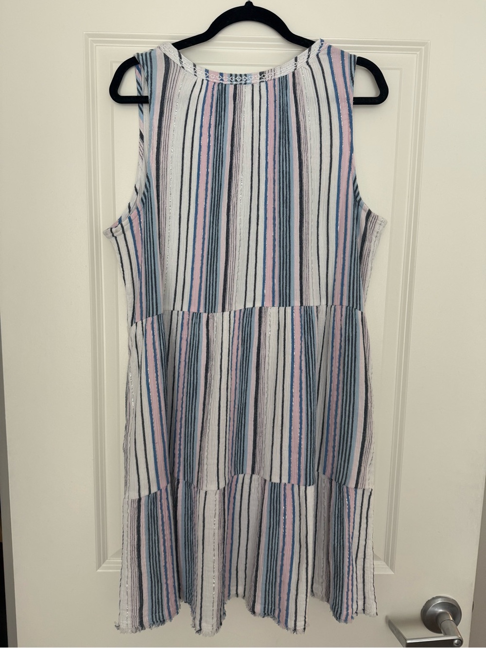 Tommy Bahama Mykonos Gauze Stripe Coverup Dress - Picture 4 of 5